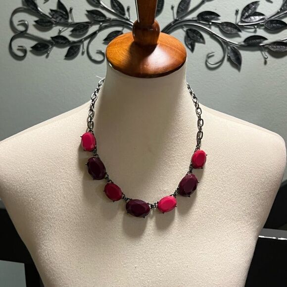 Premier Designs Pink and Purple Statement Necklace #PDNK2 - Picture 1 of 5